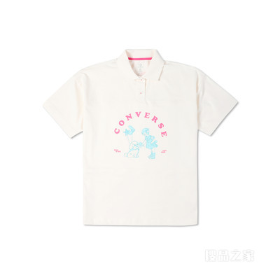 【女子】潮流复古短袖POLO衫 女款 棕色的