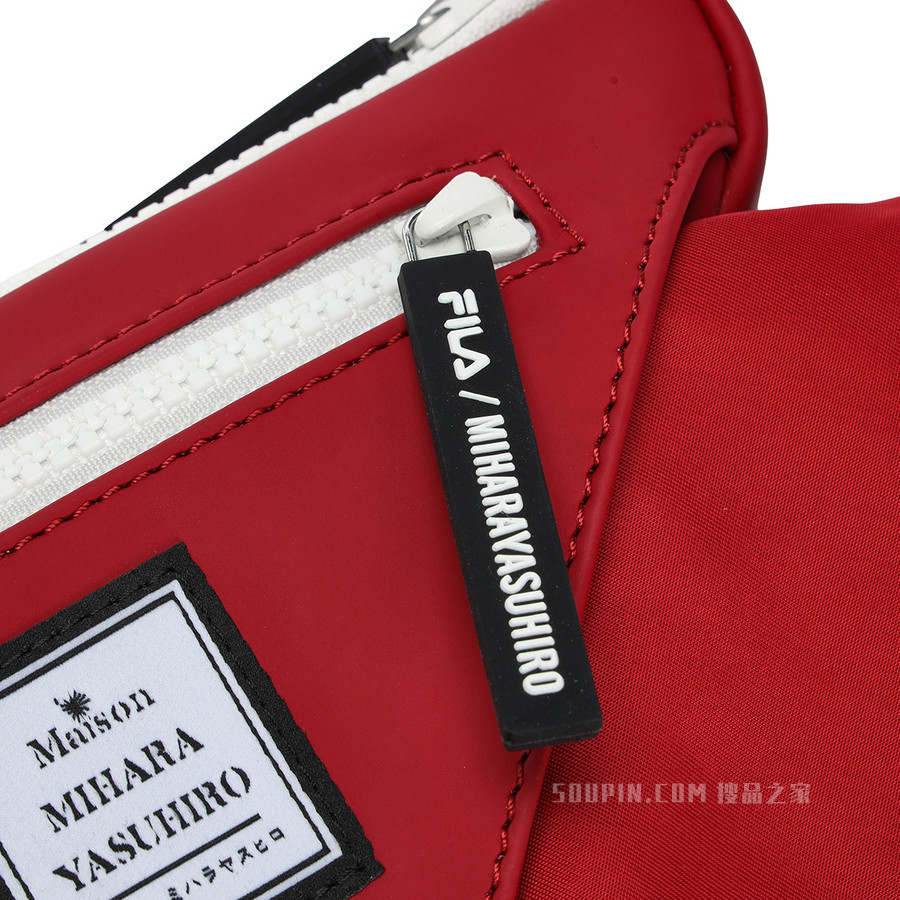 FILA × MAISON MIHARA YASUHIRO联名男子撞色潮流腰包
