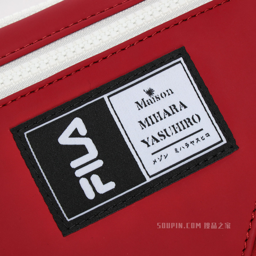 FILA × MAISON MIHARA YASUHIRO联名男子撞色潮流腰包