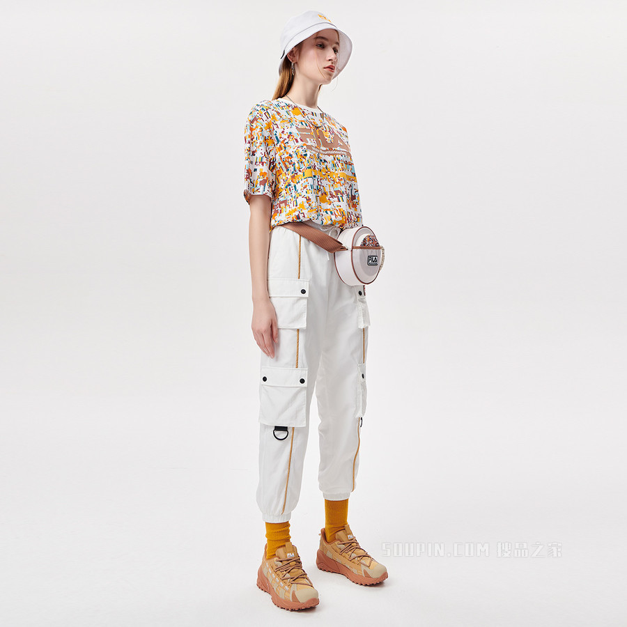 FILA x White Mountaineering联名女子短袖T恤