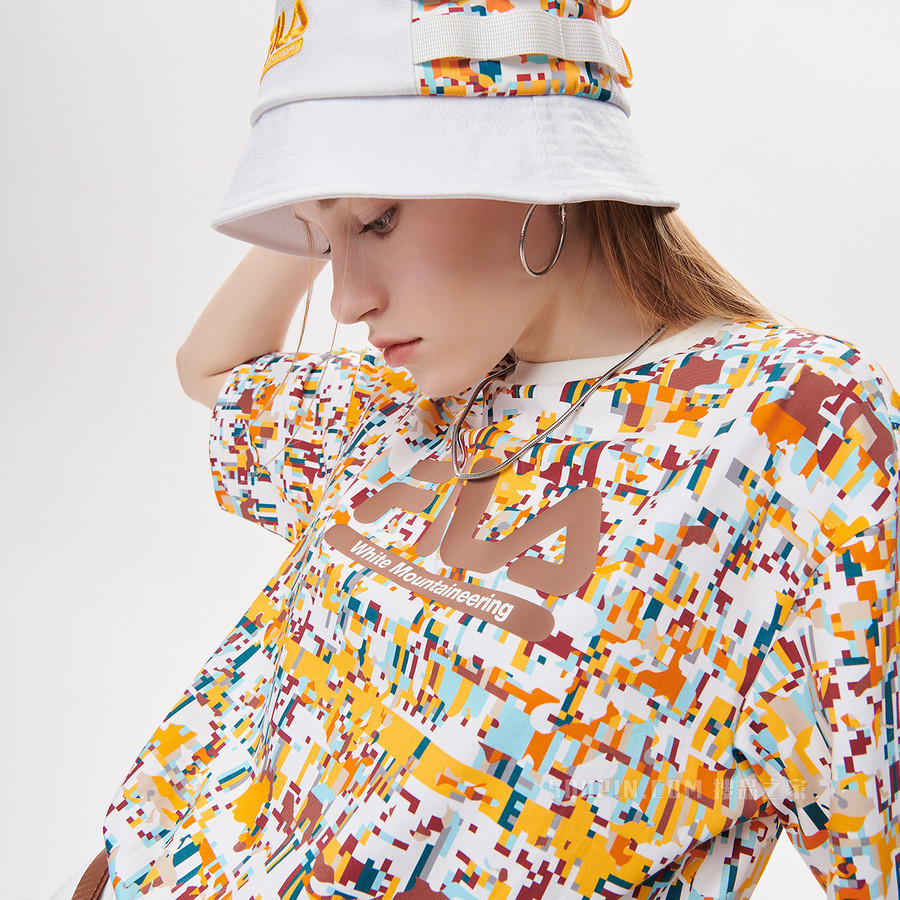 FILA x White Mountaineering联名女子短袖T恤
