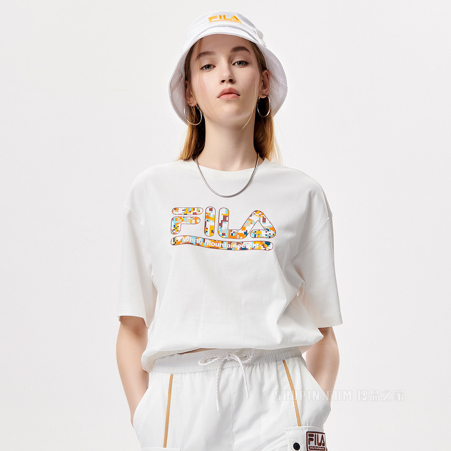 FILA x White Mountaineering联名女子短袖T恤