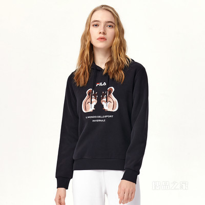 女子连帽卫衣时尚休闲卡通印花设计