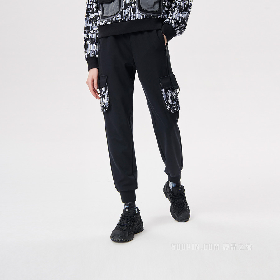 FILA x White Mountaineering联名女子针织长裤