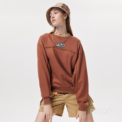 FILA x White Mountaineering联名女子套头卫衣