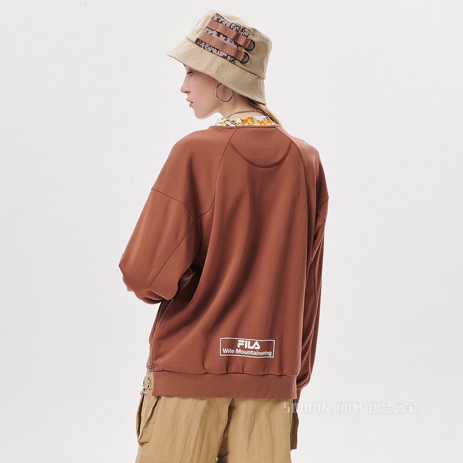 FILA x White Mountaineering联名女子套头卫衣
