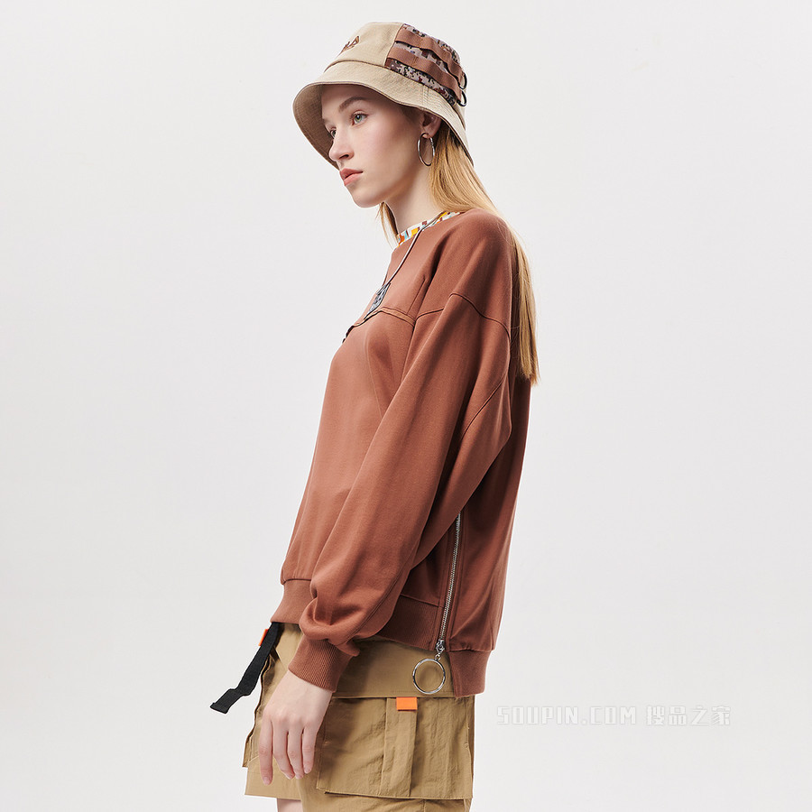 FILA x White Mountaineering联名女子套头卫衣
