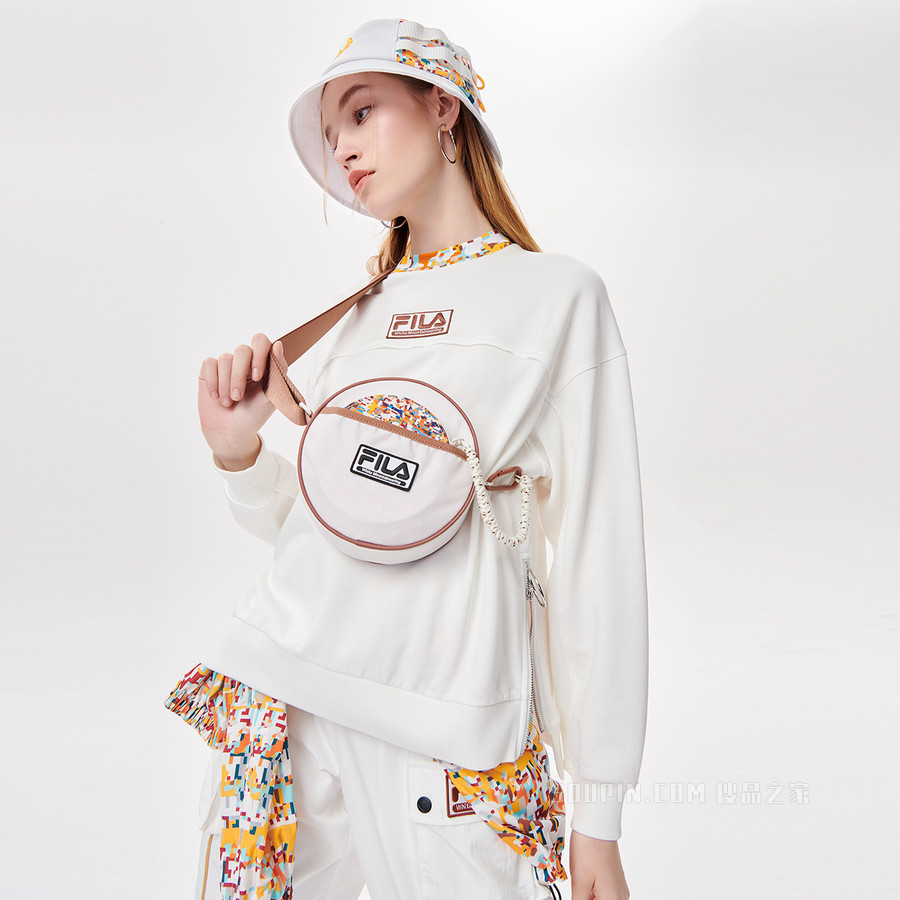 FILA x White Mountaineering联名女子套头卫衣