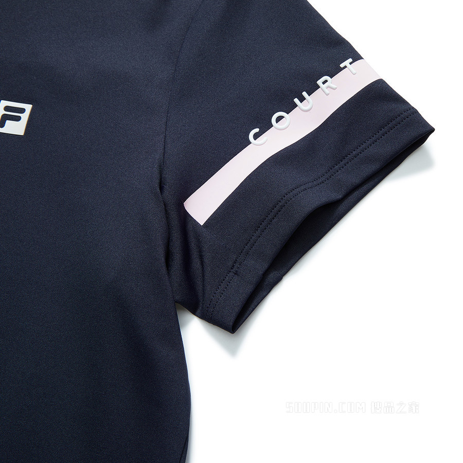 FILA X MSGM 女子场下网球短袖POLO