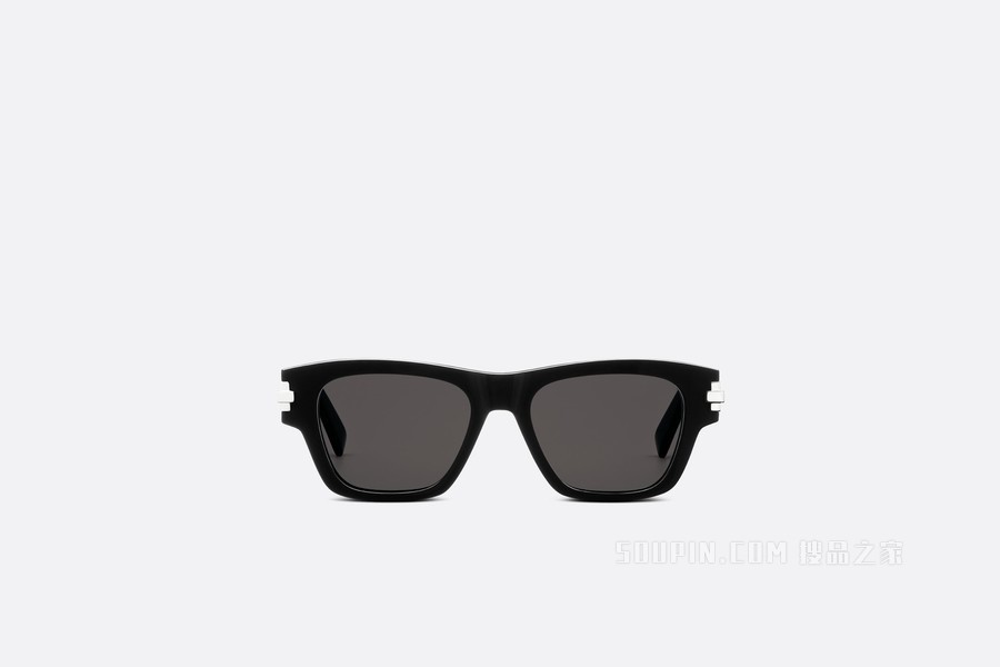 DiorBlackSuit XL S2U 太阳眼镜 黑色方形镜框