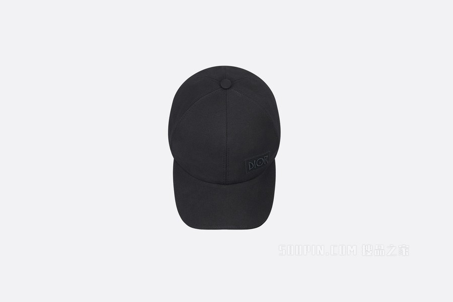 DIOR AND JACK KEROUAC 棒球帽 黑色棉质帆布