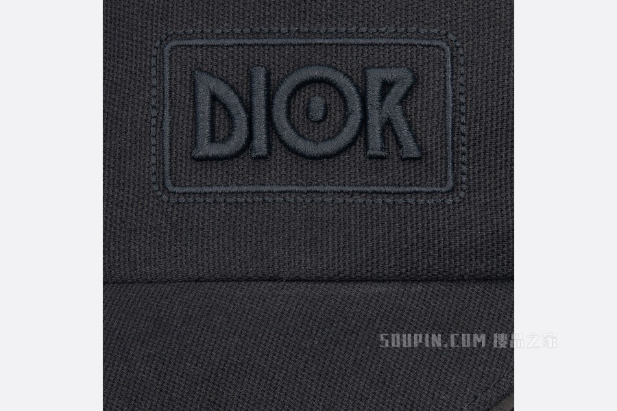 DIOR AND JACK KEROUAC 棒球帽 黑色棉质帆布
