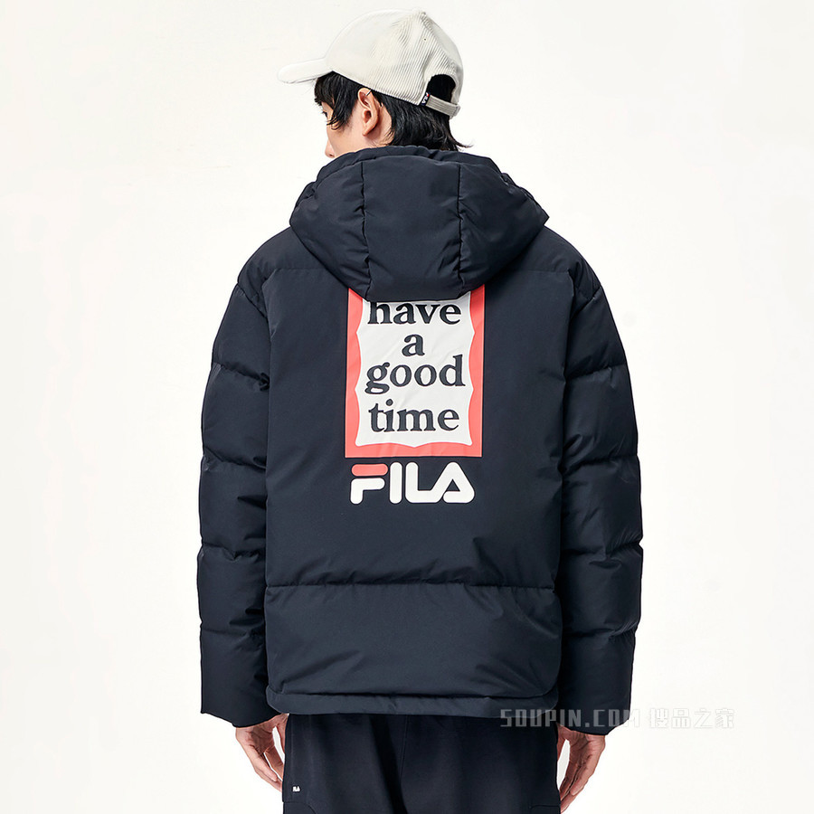 FILA×have a good time 男女同款时尚休闲羽绒服