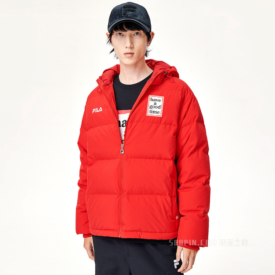 FILA×have a good time 男女同款时尚休闲羽绒服