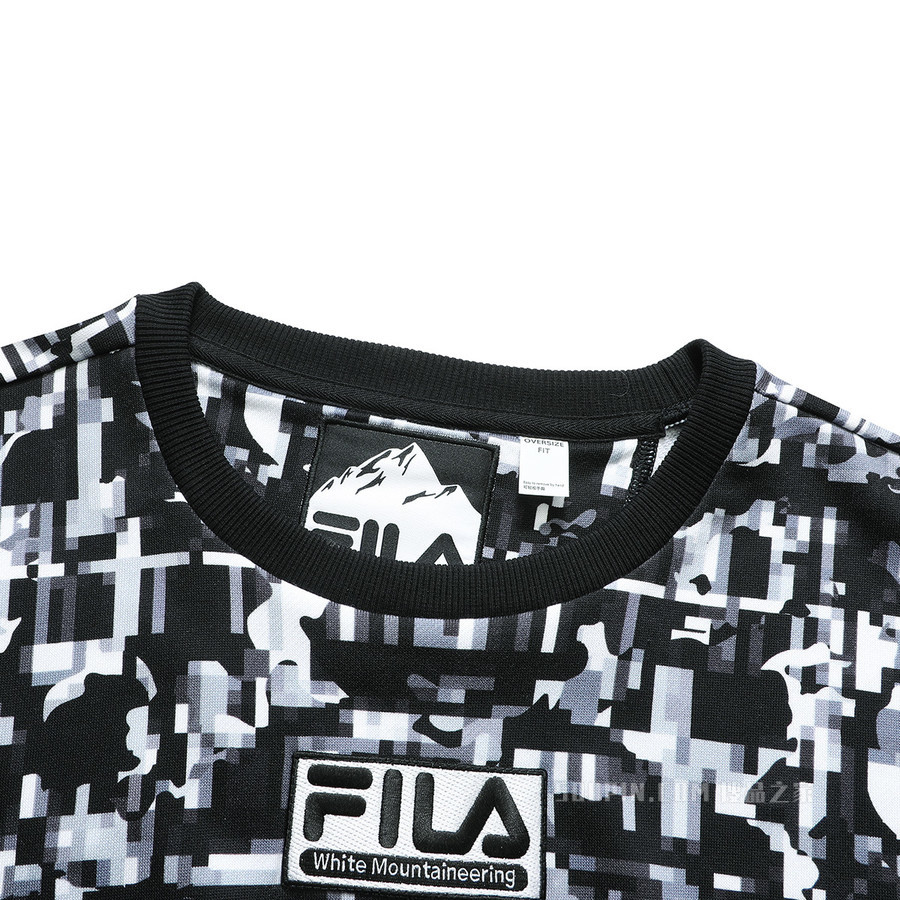 FILA x White Mountaineering联名女子套头卫衣