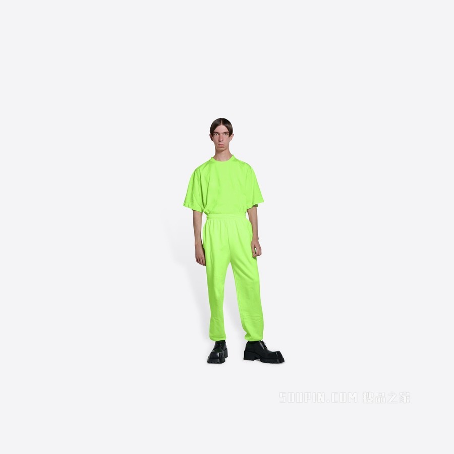 BALENCIAGA MUSIC ACID ARAB系列弹力膝盖长裤