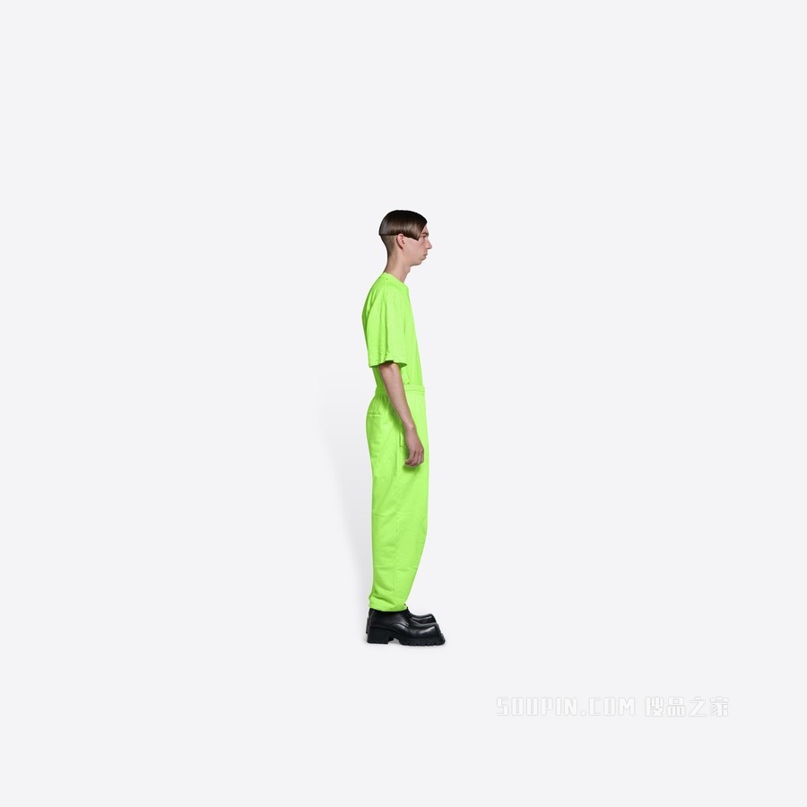 BALENCIAGA MUSIC ACID ARAB系列弹力膝盖长裤