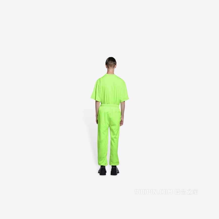 BALENCIAGA MUSIC ACID ARAB系列弹力膝盖长裤