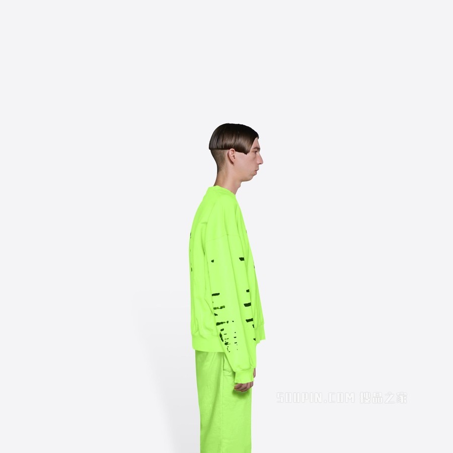 BALENCIAGA MUSIC ACID ARAB系列合身运动衫