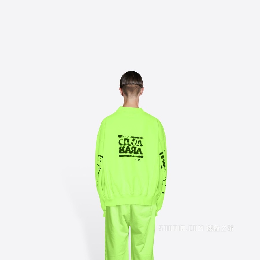 BALENCIAGA MUSIC ACID ARAB系列合身运动衫