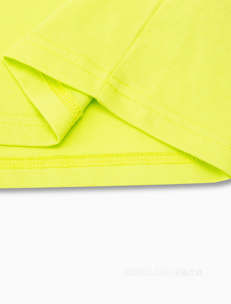 Calvin Klein 男士休闲圆领舒适透气反光LOGO印花短袖T恤4MS2K107