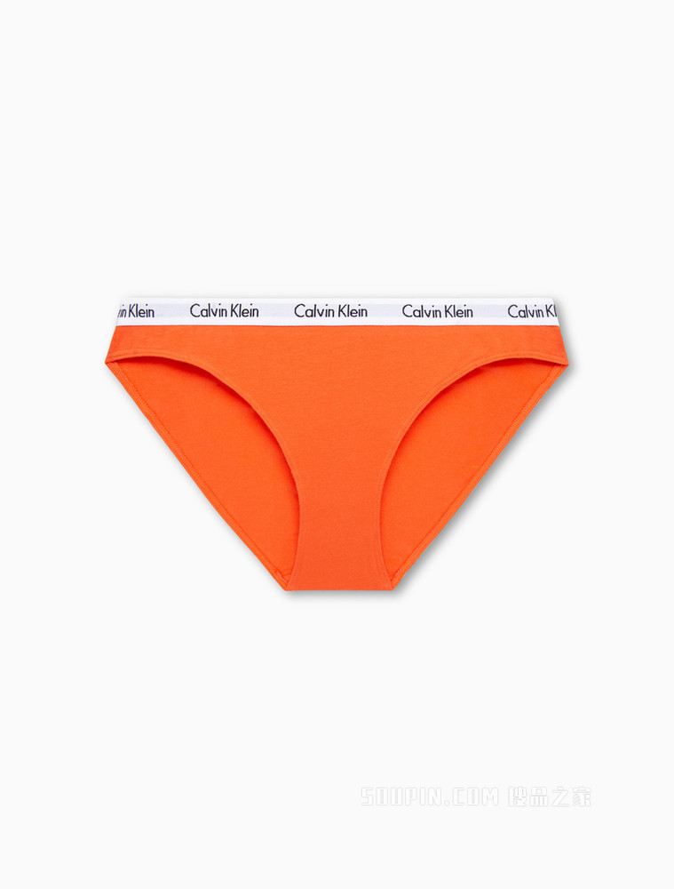 Calvin Klein 22春季新款女士性感三角循环LOGO腰边比基尼内裤D1618