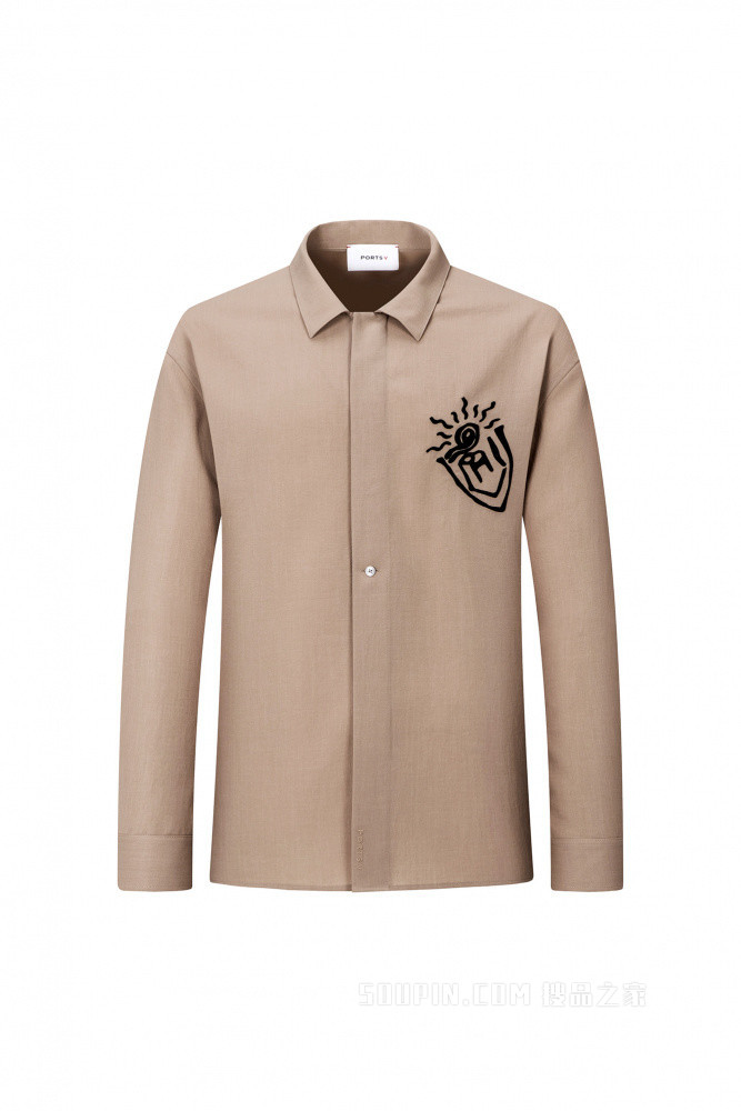 男装长袖休闲衬衫