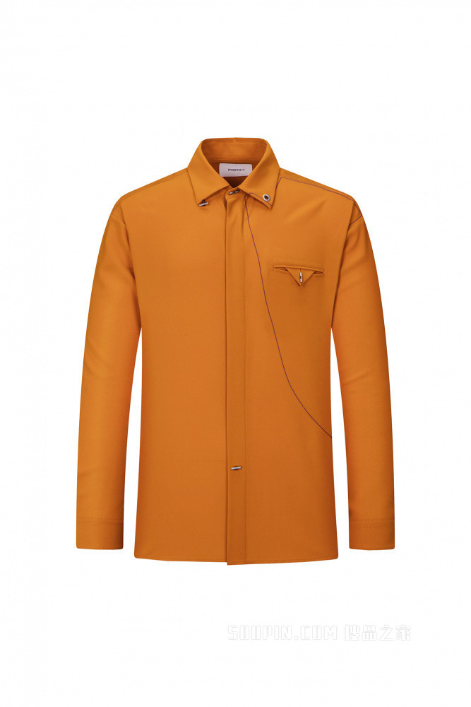 男装长袖休闲衬衫