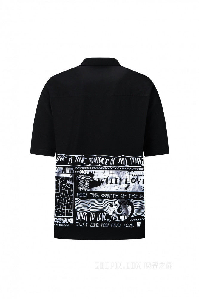 男装短袖休闲衬衫