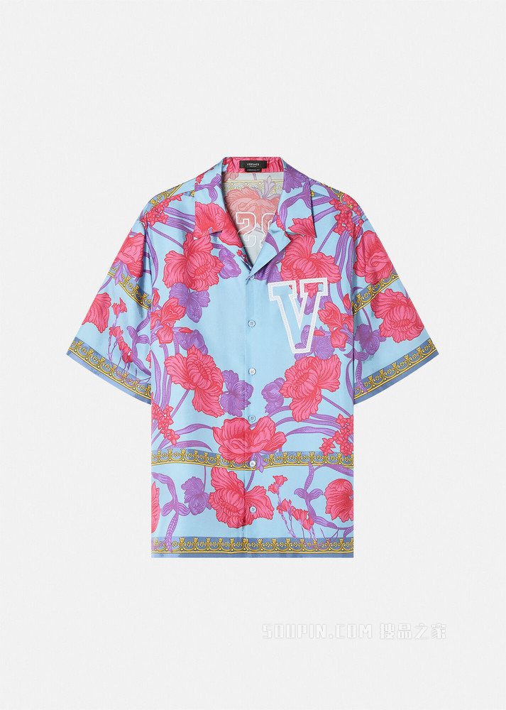Acid Bouquet V字衬衫