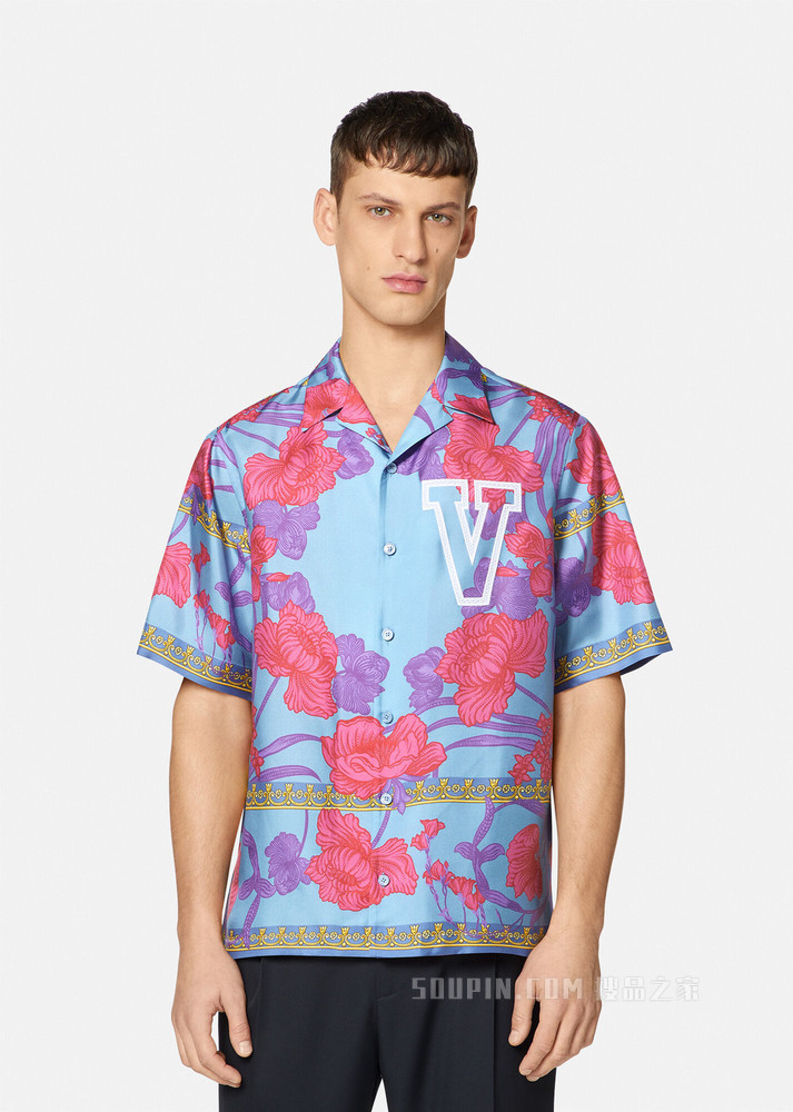 Acid Bouquet V字衬衫