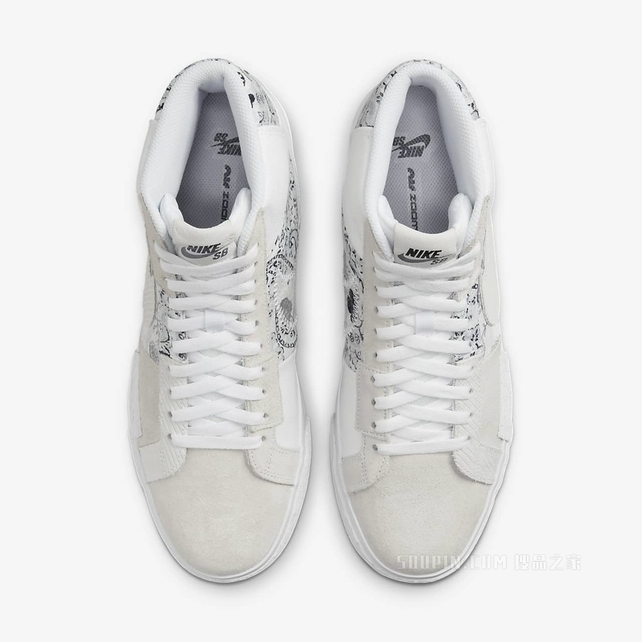 Nike SB Zoom Blazer Mid PRM 男/女滑板鞋