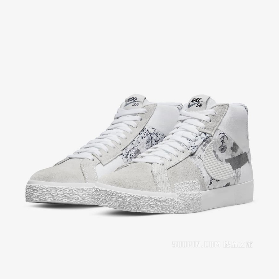Nike SB Zoom Blazer Mid PRM 男/女滑板鞋