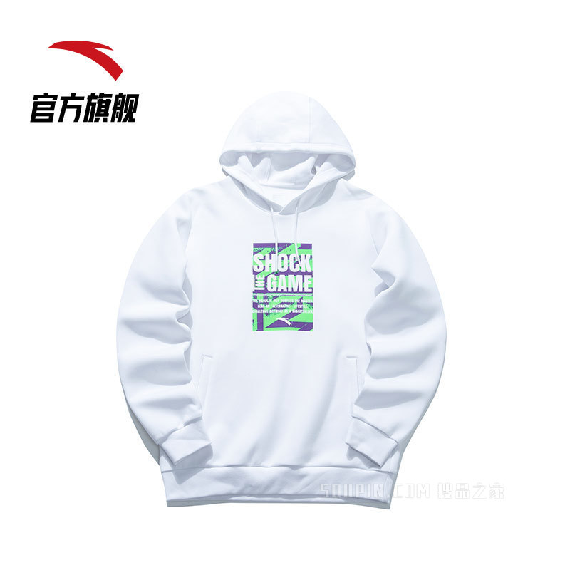 安踏男子连帽卫衣