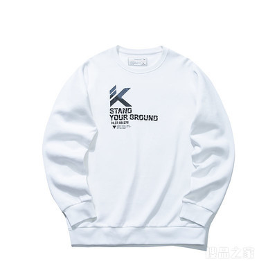 安踏男服汤普森KT系列套头卫衣2021新款kt