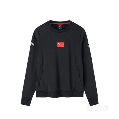 【安踏冠军全天候系列】女套头卫衣国旗款冬奥