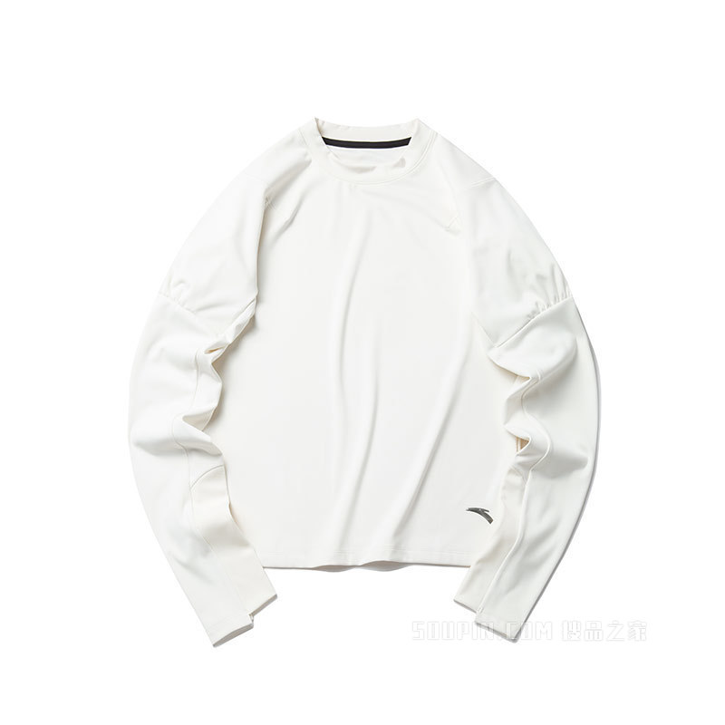 【安踏冠军健身训练系列】女长袖针织紧身衣