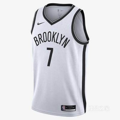 2020 赛季布鲁克林篮网队 (Kevin Durant) Association Edition Nike NBA Swingman Jersey 男子球衣