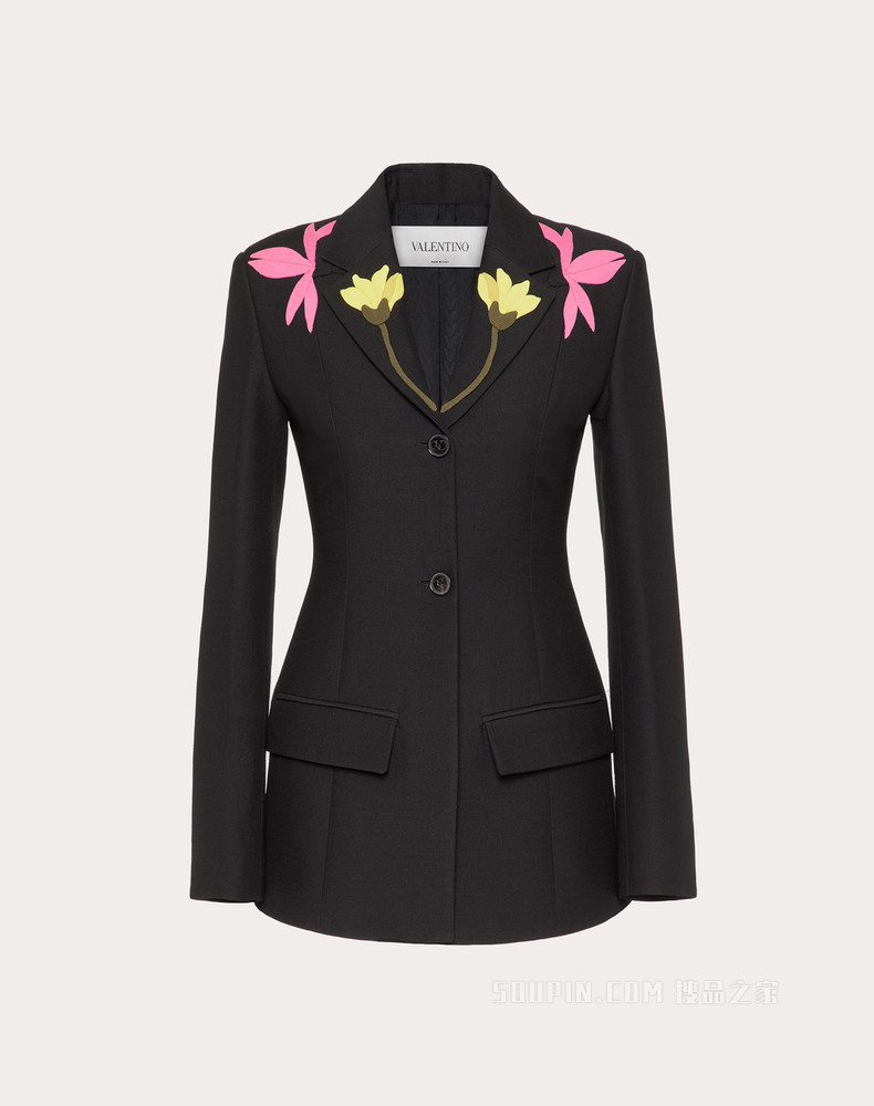 刺绣 Crepe Couture 夹克