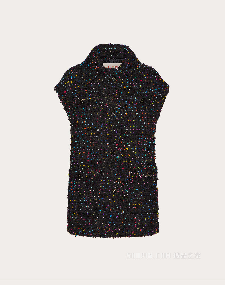 Tweed Pois 背心