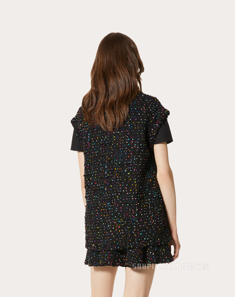 Tweed Pois 背心