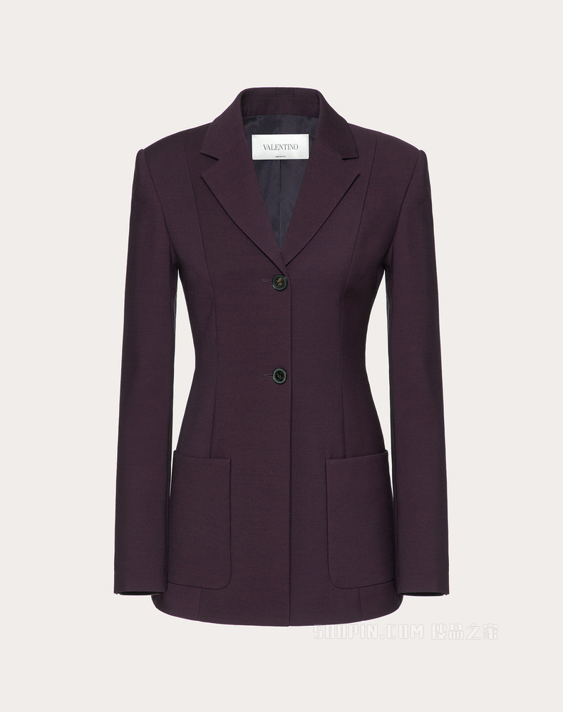 Stretch Wool Silk Couture 夹克