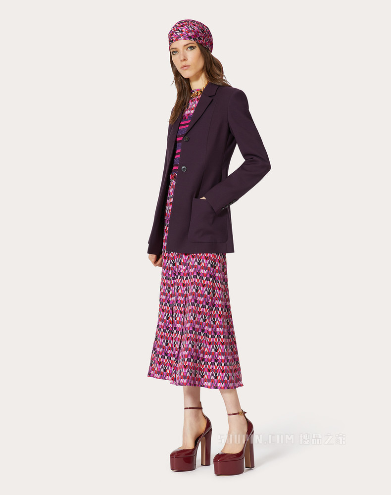 Stretch Wool Silk Couture 夹克