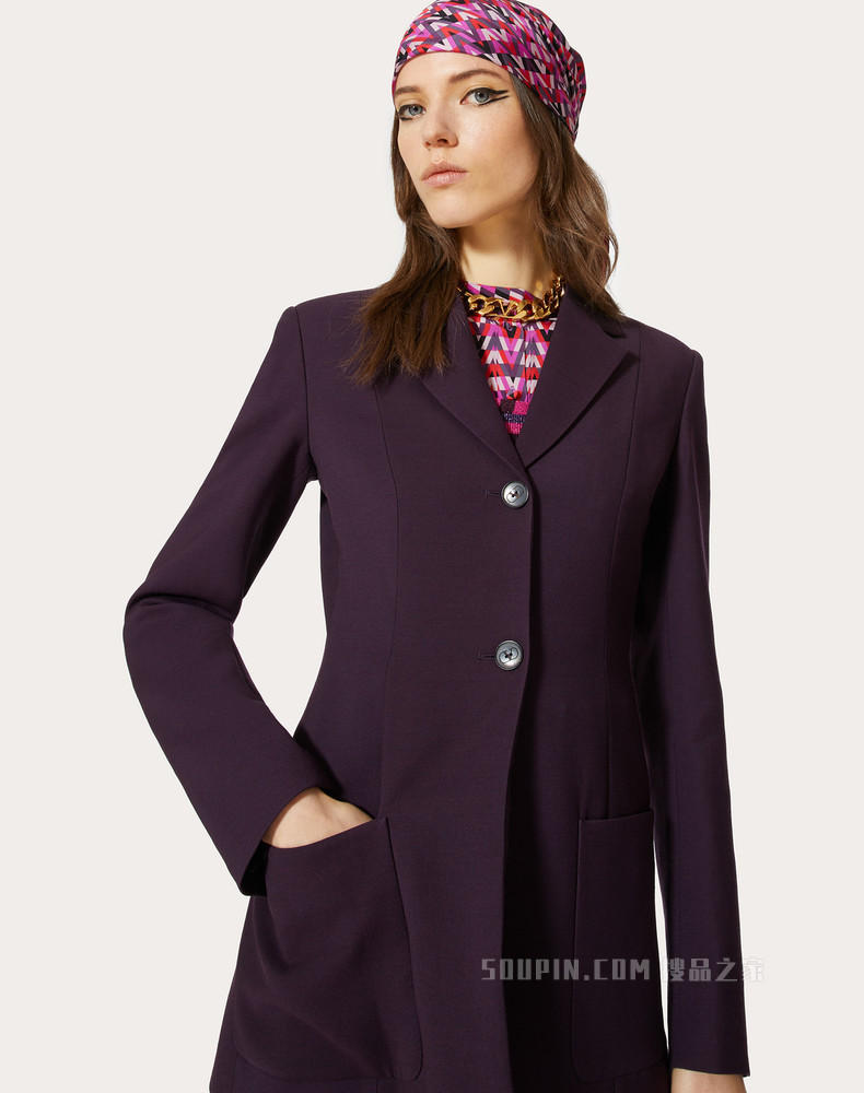 Stretch Wool Silk Couture 夹克
