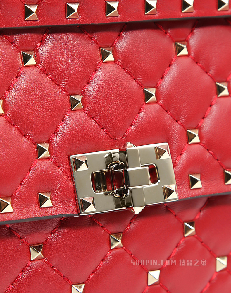 ROCKSTUD SPIKE 中号羊皮手袋