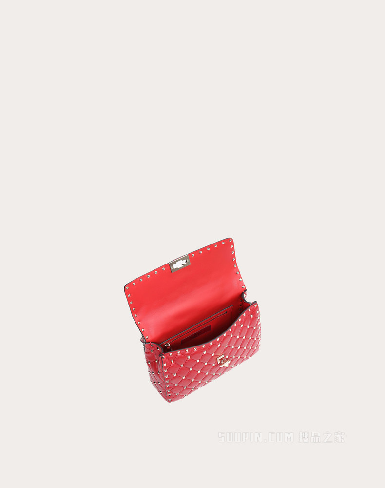 ROCKSTUD SPIKE 中号羊皮手袋