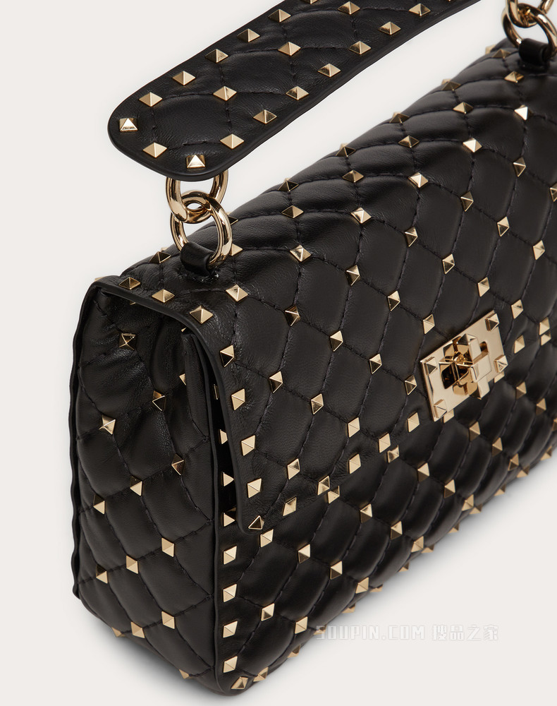 ROCKSTUD SPIKE 中号羊皮手袋
