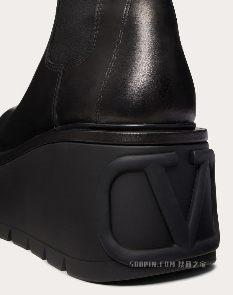 Uniqueform 小牛皮踝靴 （鞋跟高 8.5 厘米）