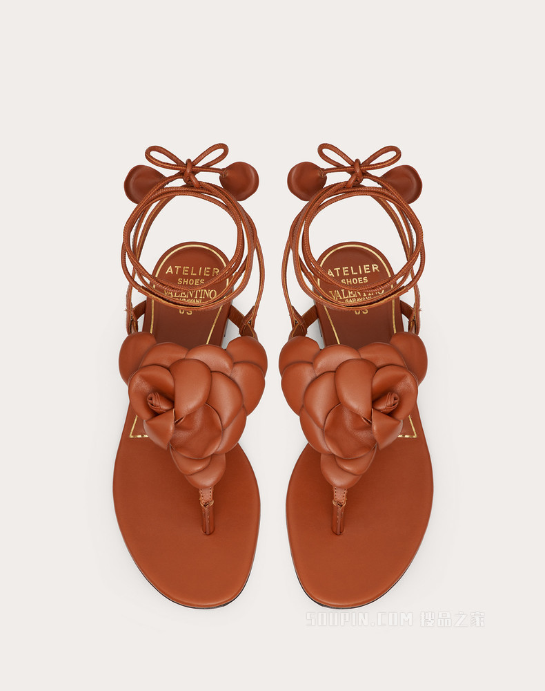 Atelier Shoes 03 Rose Edition 平底夹趾凉鞋