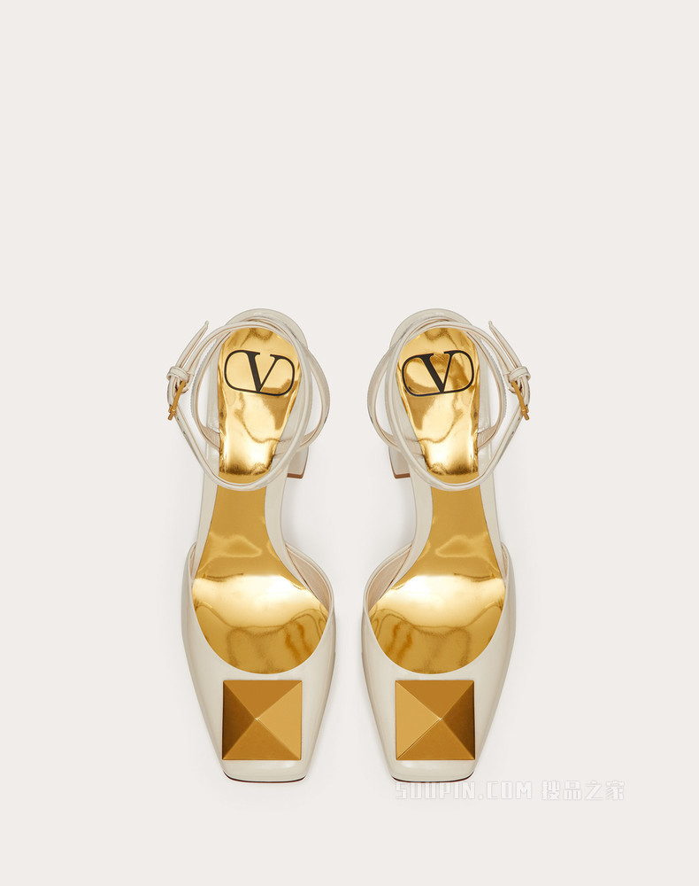 One Stud漆皮高跟鞋（鞋跟高 9 厘米）